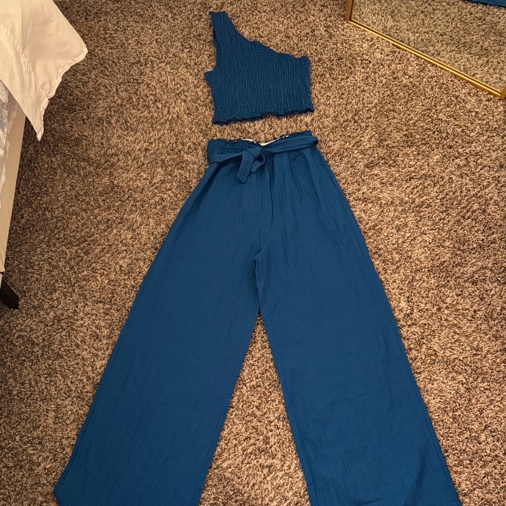 Blue Women's Jumpsuit set